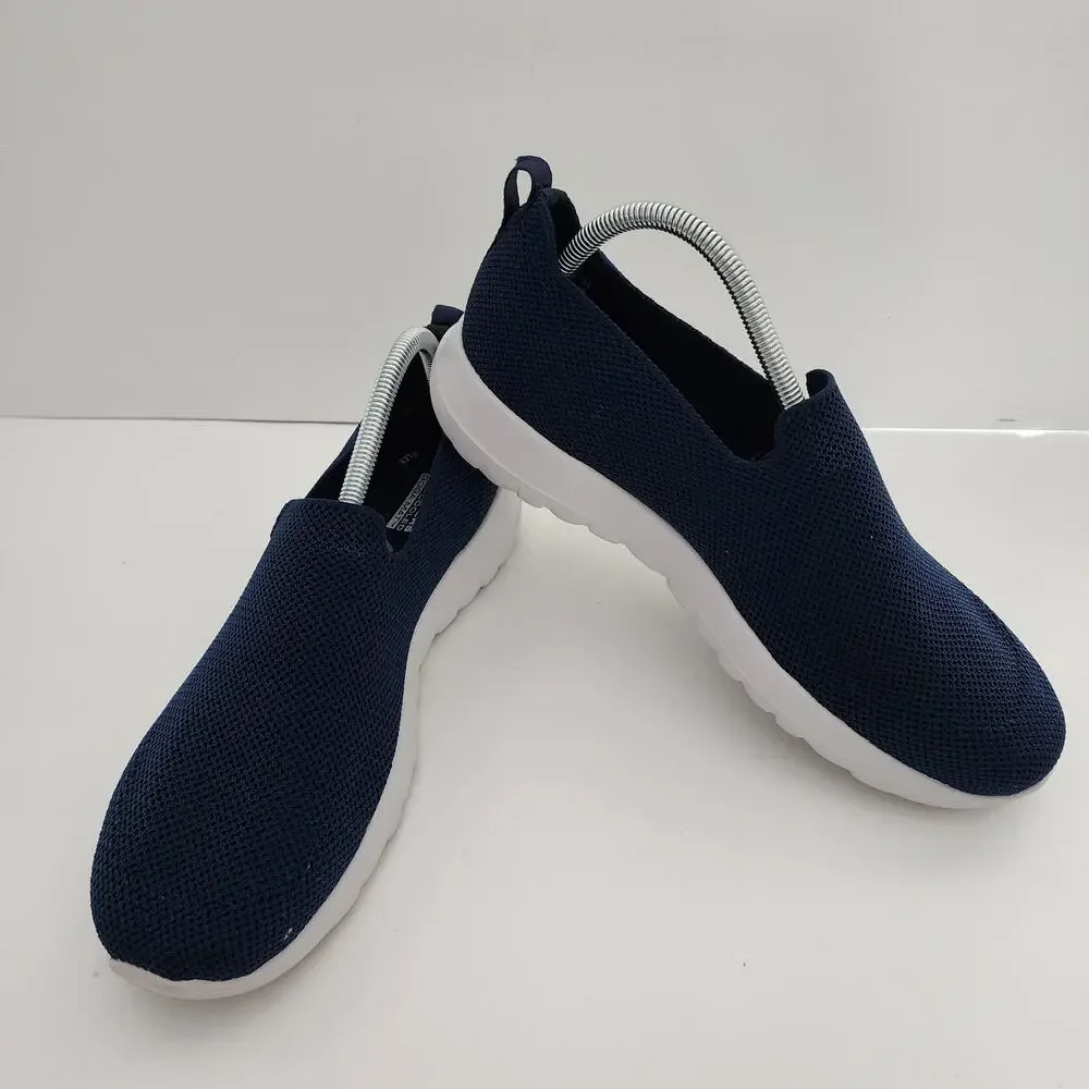 Skechers‎ Air Cooled GO WALK Joy Vela blue slip on comfort shoes womens size 10